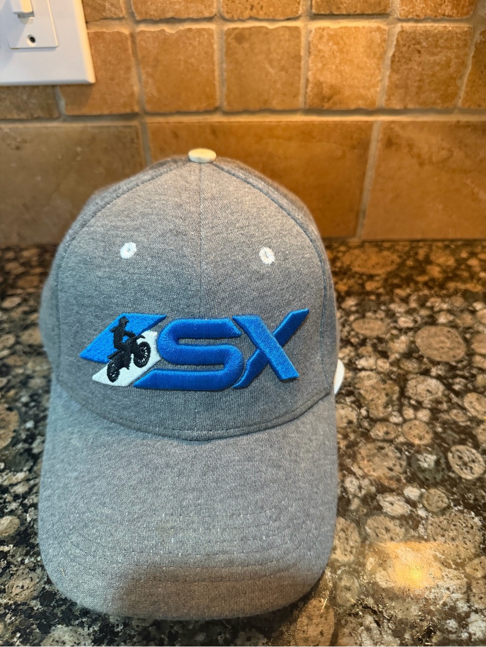 SX Embroidered Gray Performance Hat